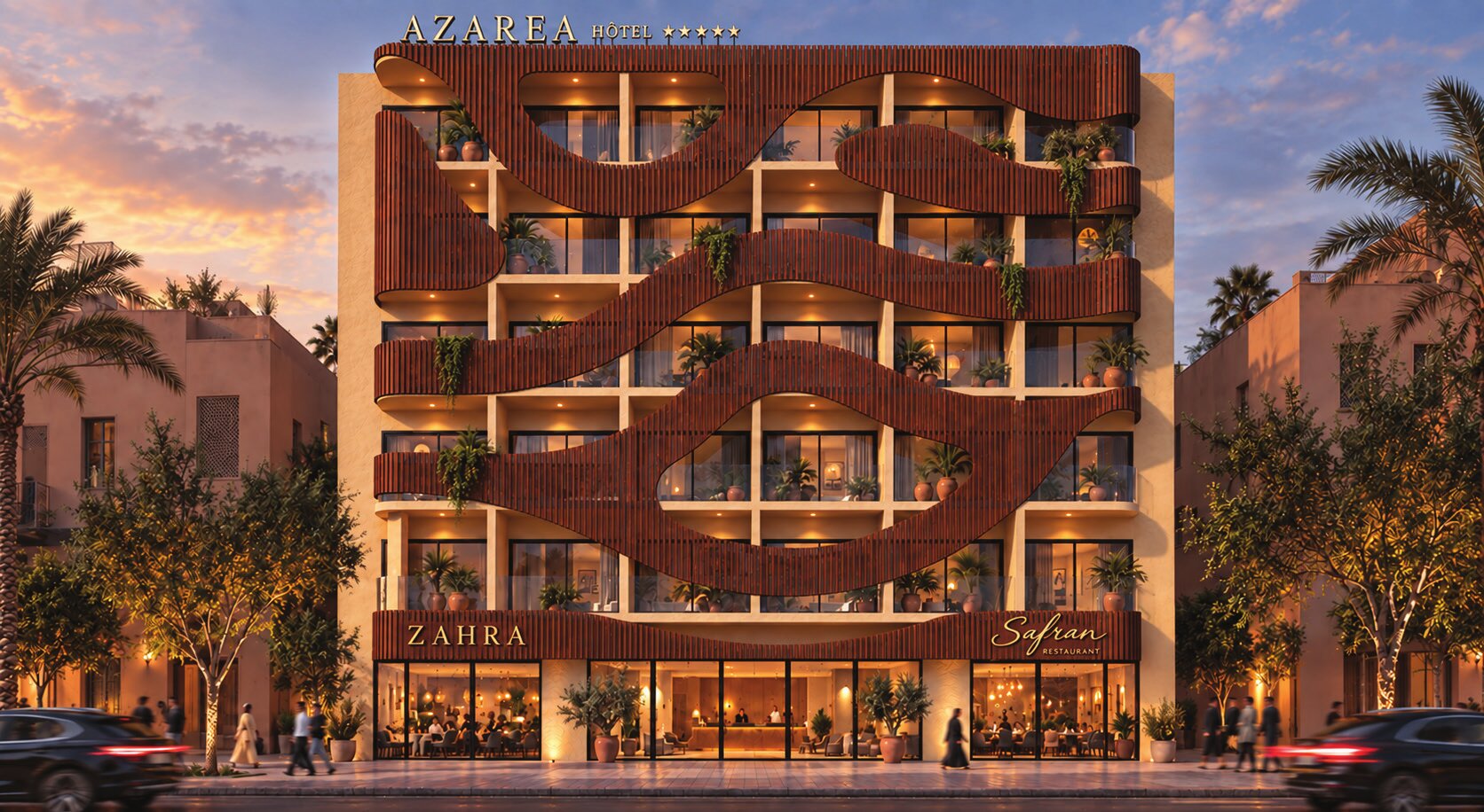 Azarea Hotel, Guéliz, Marrakech